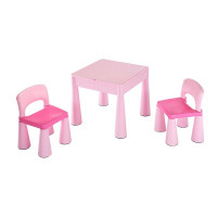 Masă pentru copii cu scaun - roz - NEW BABY 