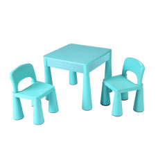 Masă pentru copii cu scaun - albastru - NEW BABY Preview