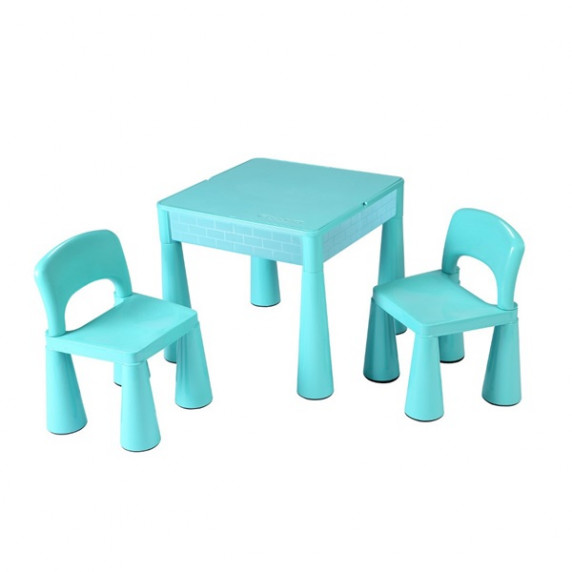 Masă pentru copii cu scaun - albastru - NEW BABY