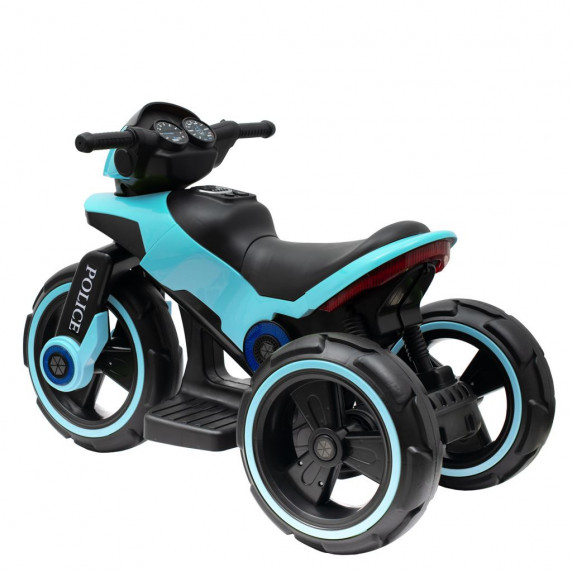 Motocicletă electrică - Baby Mix POLICE - albastru