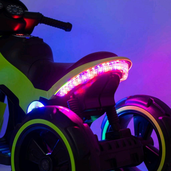 Motocicletă electrică - Baby Mix POLICE - roșu