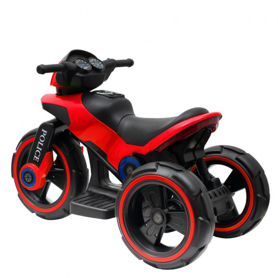 Motocicletă electrică - Baby Mix POLICE - roșu