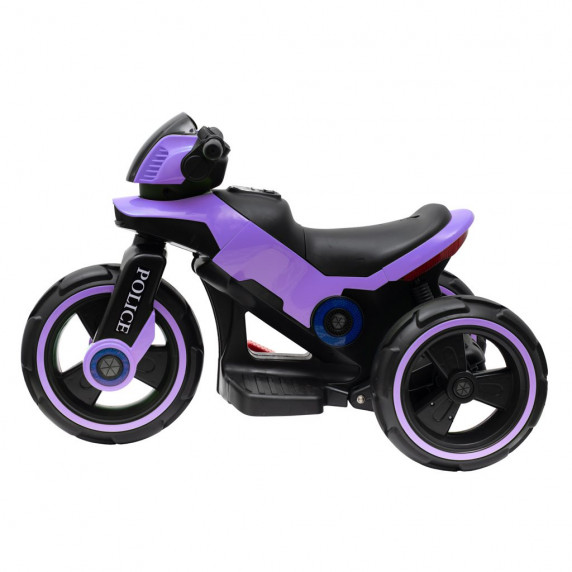 Motocicletă electrică - Baby Mix POLICE - mov