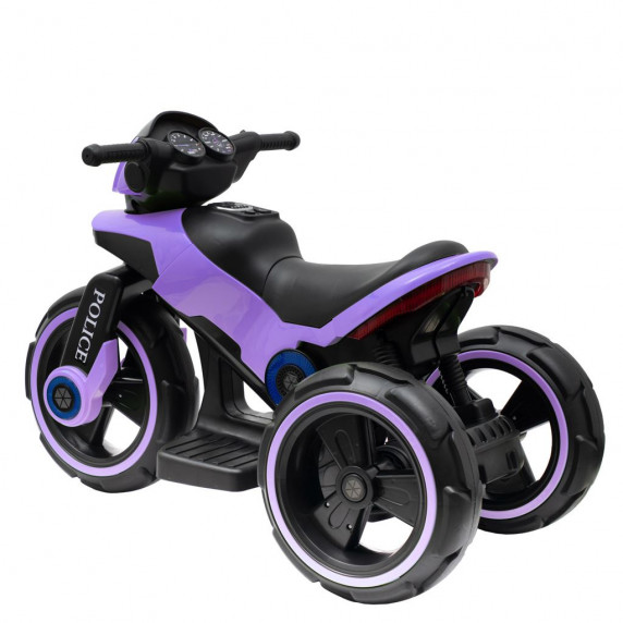 Motocicletă electrică - Baby Mix POLICE - mov