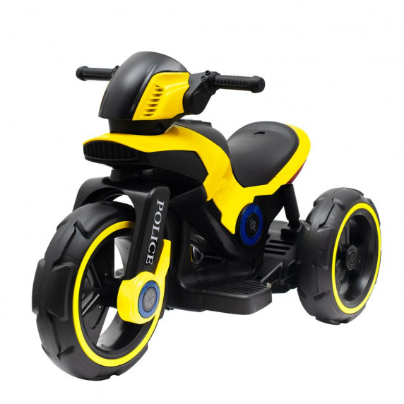Motocicletă electrică - Baby Mix POLICE - galben