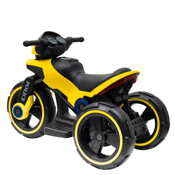 Motocicletă electrică - Baby Mix POLICE - galben