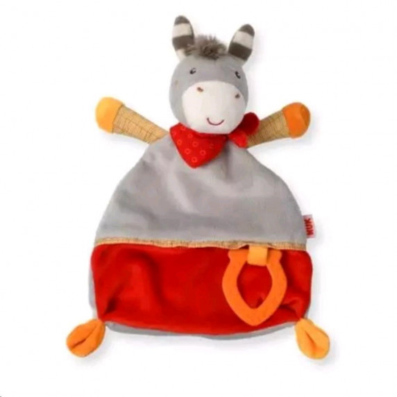 Jucărie textilă pentru bebeluși - măgar - NUK Forest Fun
