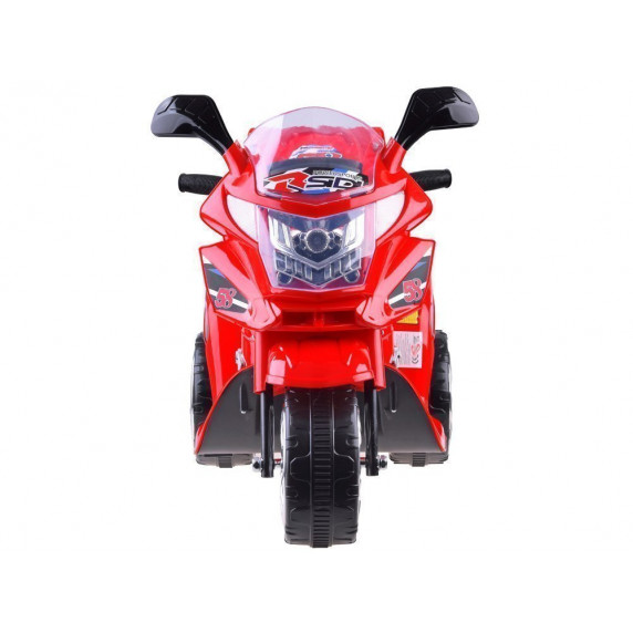 Motocicletă electrică cu iluminare LED - roșu - Inlea4Fun