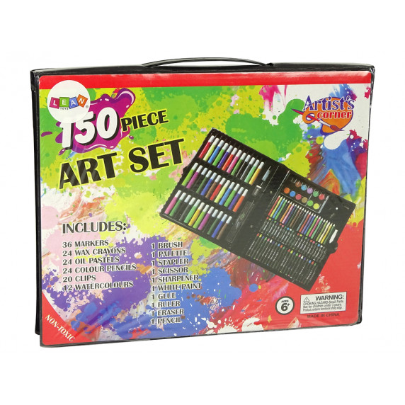 Set de artă creativă - 150 piese - Inlea4Fun ART SET