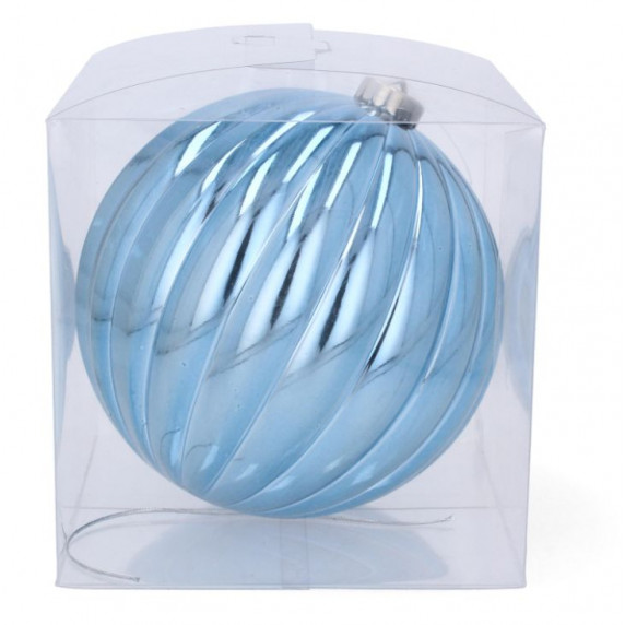 Glob de Crăciun - 1 bucată - 15 cm - Inlea4Fun - albastru