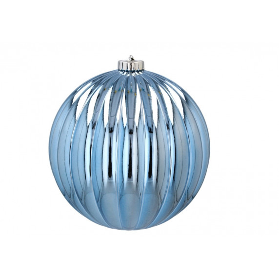 Globuri de Crăciun - 3 bucăți - 15 cm - Inlea4Fun - albastru