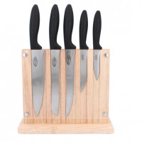 Set cuțite cu suport - 5 bucăți - Inlea4Home 