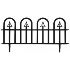 Gard plastic pentru grădină - 60 x 30,5 cm - 4 bucăți - GARDEN LINE 