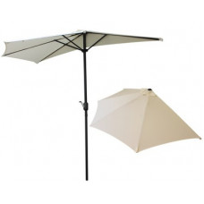 Umbrelă soare semicerc pentru balcoane - 270 cm - bej - InGarden Preview