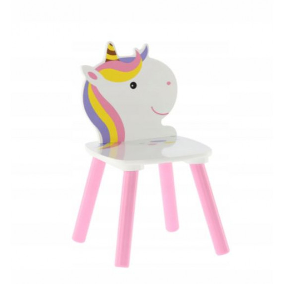 Masă pentru copii cu 2 scaune - unicorn