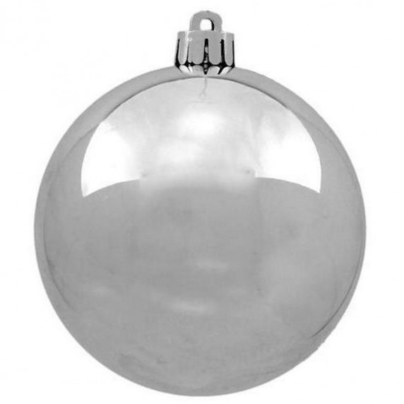 Set globuri Crăciun - 80 bucăți - Inlea4Fun - argintiu