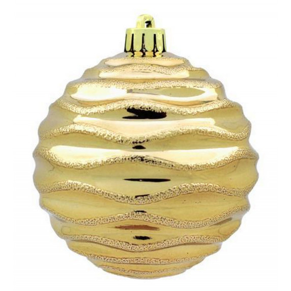 Set globuri de Crăciun 100 buc, 6 cm Inlea4Fun - auriu