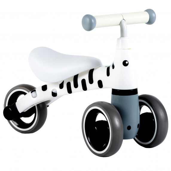 Tricicletă acționată cu picioarele - alb - ECOTOYS