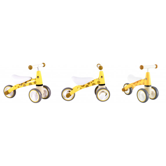Tricicletă acționată cu picioarele - galben - ECOTOYS