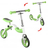 Trotinetă și bicicletă fără pedale 2 în 1 - verde - Inlea4Fun ANLEN  