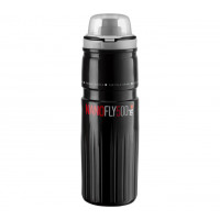Sticlă de apă pentru bicicletă - ELITE NANOFLY 21"  Thermo 500 ml - negru 
