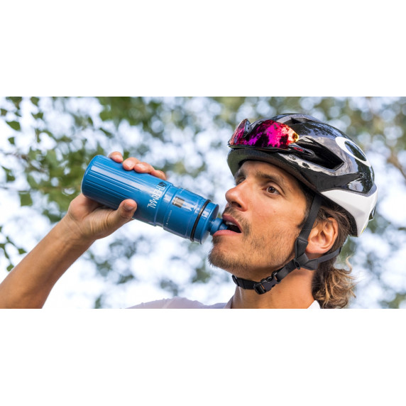 Sticlă de apă pentru bicicletă - ELITE NANOFLY 21"  Thermo 500 ml - negru