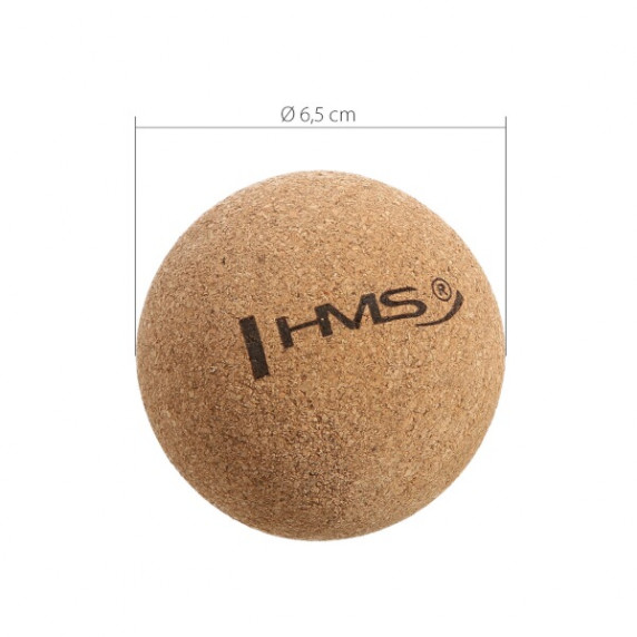 Minge masaj din plută - 6,5 cm - HMS BLW01 -  Lacrosse Ball
