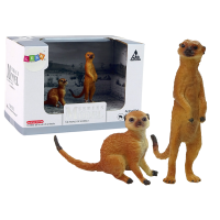 Set de figurine 2 buc - Inlea4Fun SERIES MODEL -suricată 