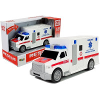 Mașină ambulanță cu efecte de sunet și lumină - 1:20 - Rescue 