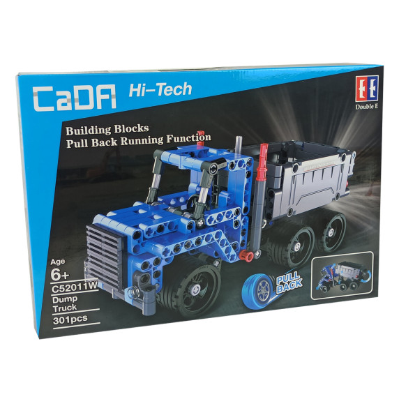 Jucărie de construcție - mașină - 301 elemente - Inlea4Fun CADA Hi-Tech