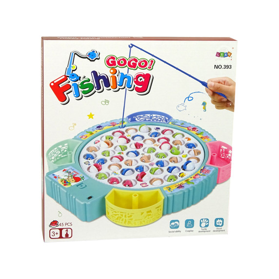 Joc pescuit - Inlea4Fun GoGo FISHING - roz