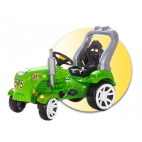 Tractor cu pedale - verde - Inlea4Fun 