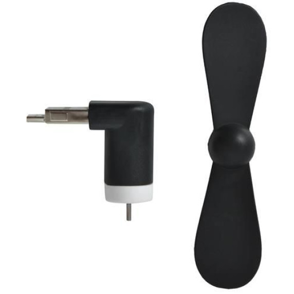 Ventilator portabil micro USB - negru