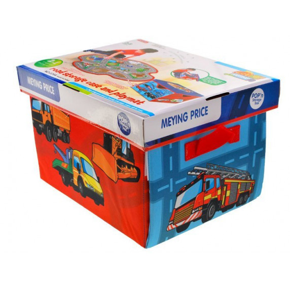 Cutie de depozitare jucării și saltea de joacă 2în1 - Inlea4Fun