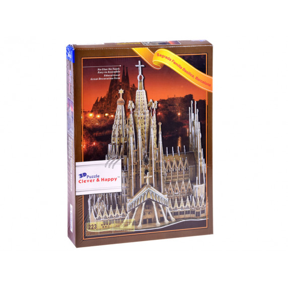 Puzzle 3D Sagrada Familia - CLEVER & HAPPY 223 elemente