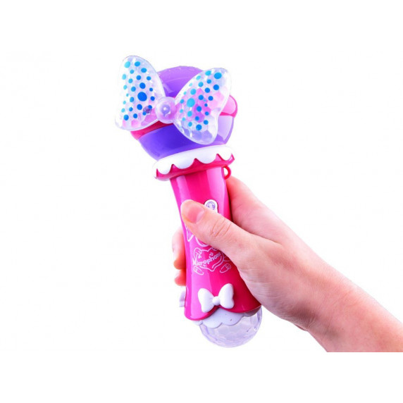 Microfon karaoke pentru copii - Inlea4Fun SUPER MIKROPHONE - roz