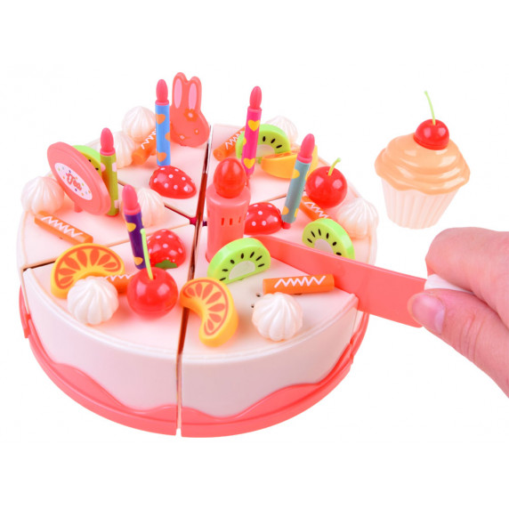 Tort pentru copii cu 67 de accesorii -  Inlea4Fun DIY BIRTHDAY CAKE