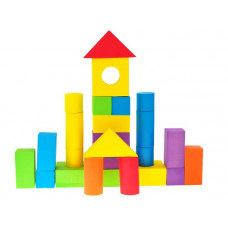 Cuburi colorate din spumă - 100 buc - Inlea4Fun BUILDING BLOCKS Preview