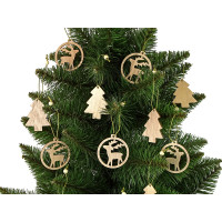 Ornament pentru pom de Crăciun, 12 buc - Inlea4Fun - ren 