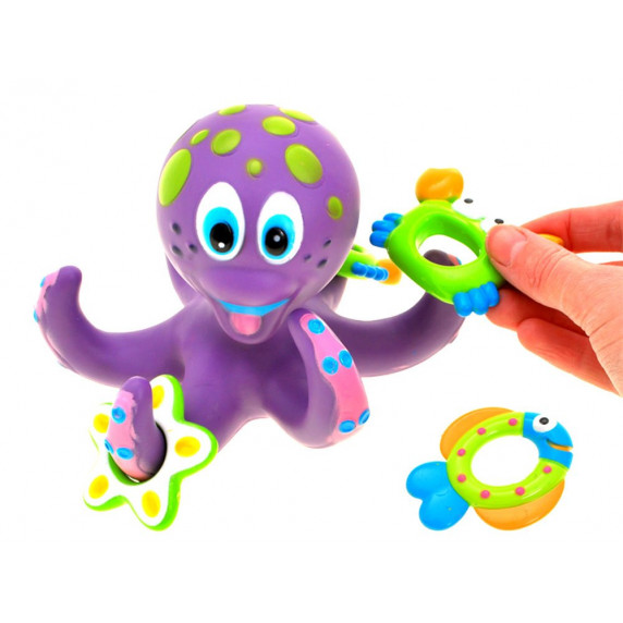 Jucărie de baie - caracatiță - Inlea4Fun Funny little Octopus