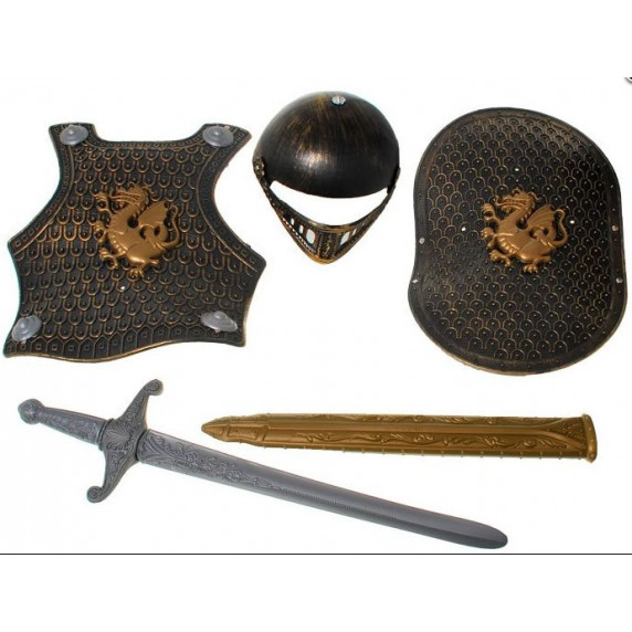 Costum cavaler medieval pentru copii cu accesorii - ZA0666