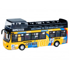 Autobuz de jucărie - galben - Inlea4Fun DIE CAST Preview
