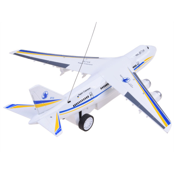 Avion cu telecomandă - Inlea4Fun MODEL PLANE - alb