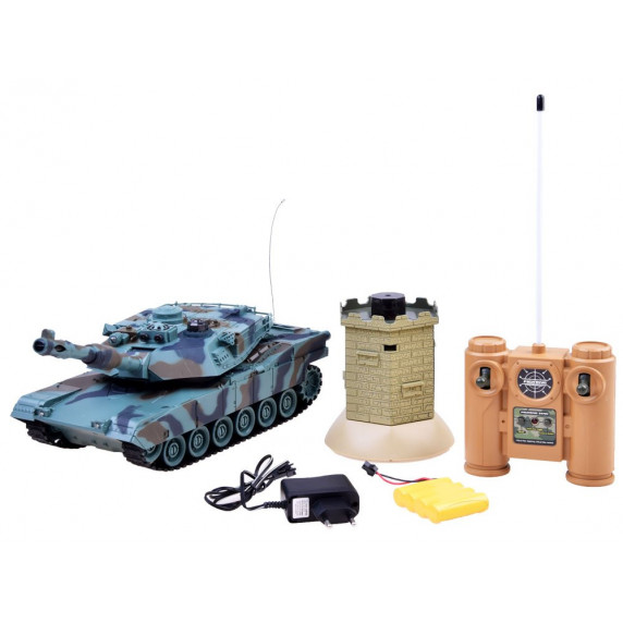 Tanc cu telecomandă și buncăr, RC Battle Tank, Inlea4fun