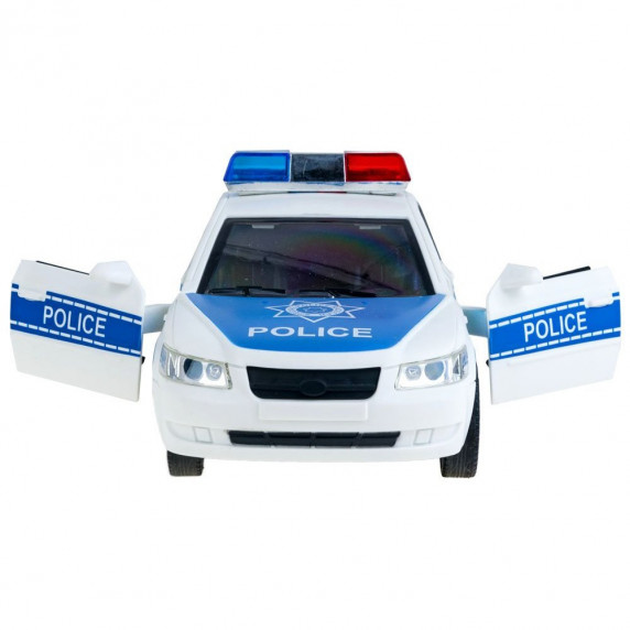 Mașină de poliție cu efect sunet și lumini City Service 24 cm Inlea4fun