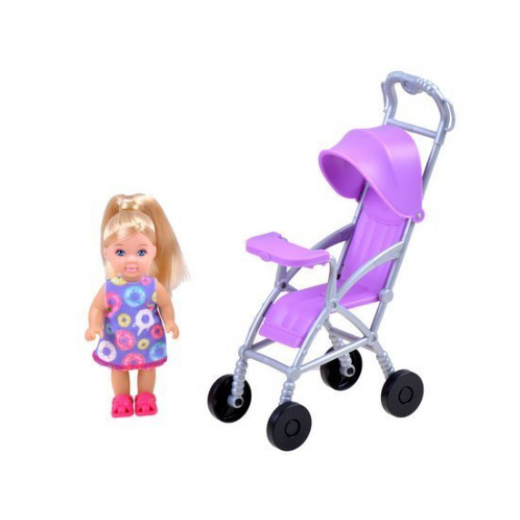 Păpușă cu bebe și cărucior Anlily Inlea4Fun 