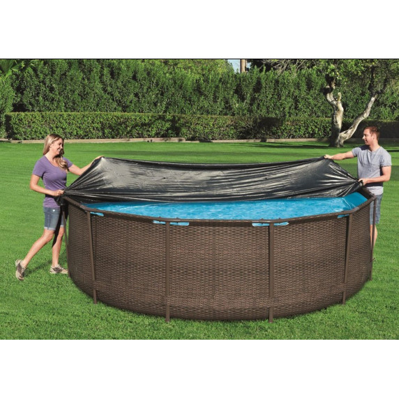 Husă protecție pentru piscină cu cadru metalic - 305 cm - BESTWAY 58036