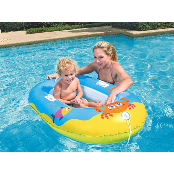 Barcă gonflabilă pentru copii - BESTWAY 34009 - lumea marină