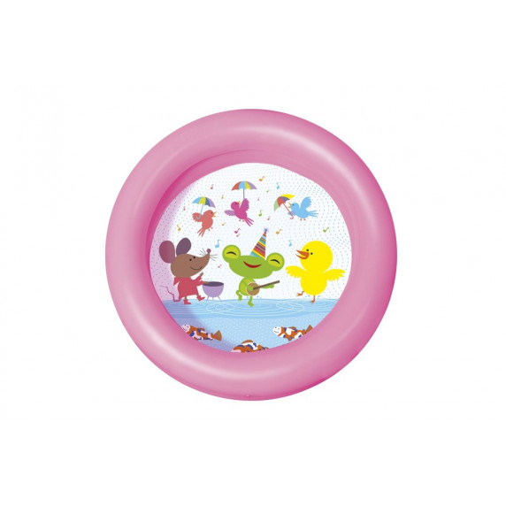 Piscină gonflabilă pentru copii - 61x15 cm - roz - BESTWAY 51061
