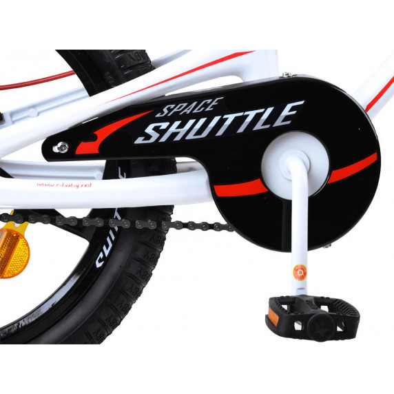 Bicicletă copii ROYALBABY Rower 18" Space Shuttle RB18-22  - alb